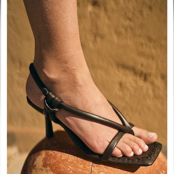 Antonio Melani x M.G. Style Brooks II Leather Slingback Dress Sandals - Picture 1 of 6